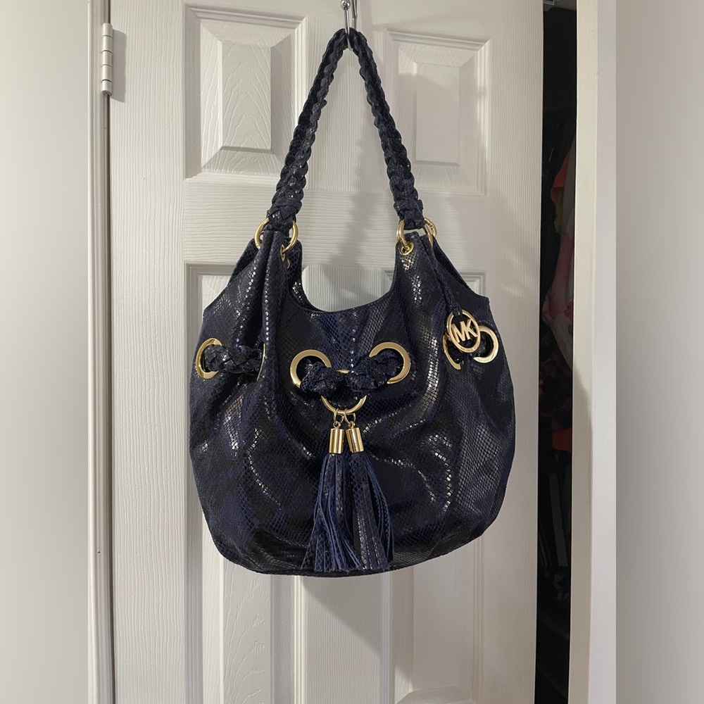 NWOT Michael Kors Snake Print Bag